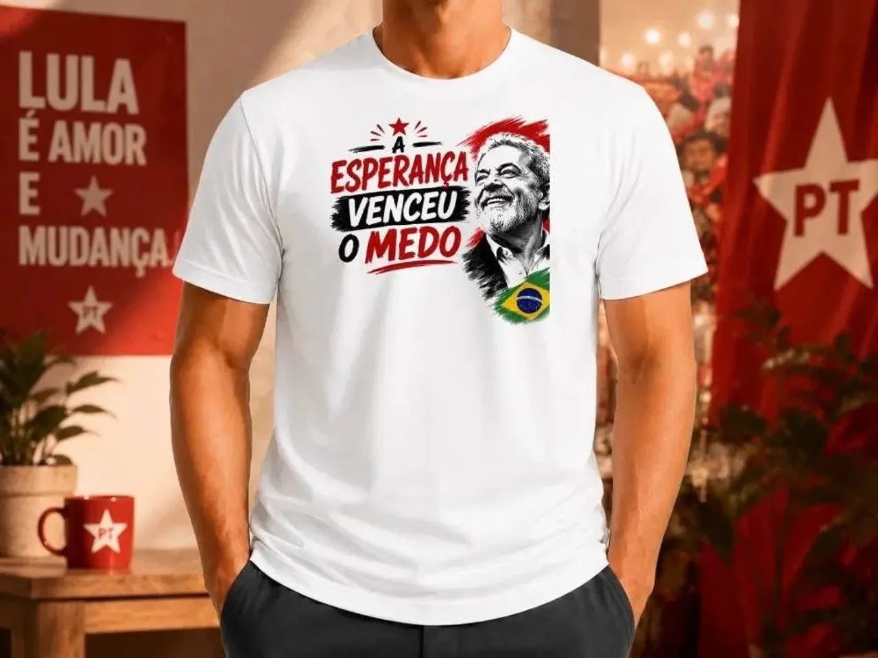 Camisa Lula e Flávio - Foto 2