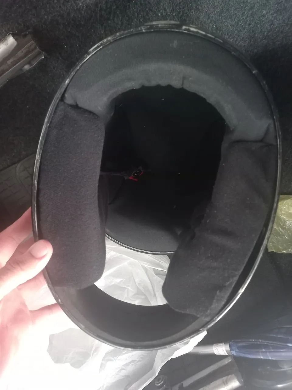 Capacete moto usado ebf - Foto 5