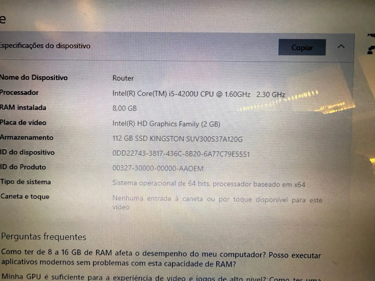 Notebook HP Pavilion 14 Core I5 - Radeon - 128GB SSD - Foto 3