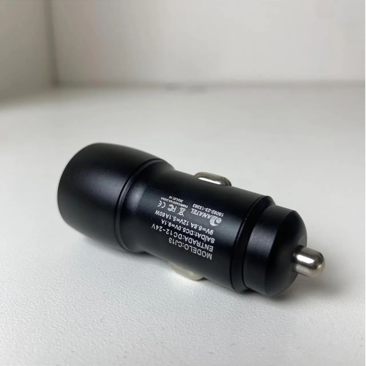 Carregador veicular turbo 60w tipo c e usb - Foto 3