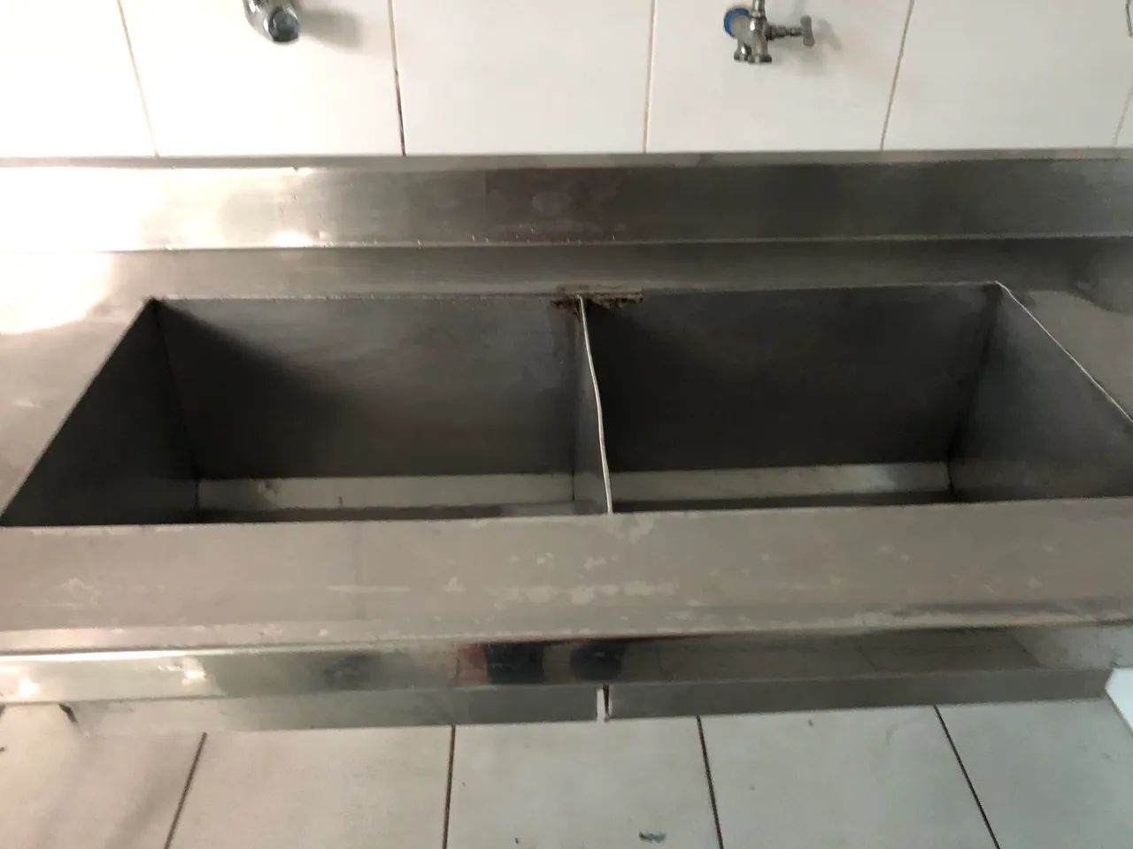 Pia de inox com duas cubas 1,87X70CM - Foto 4