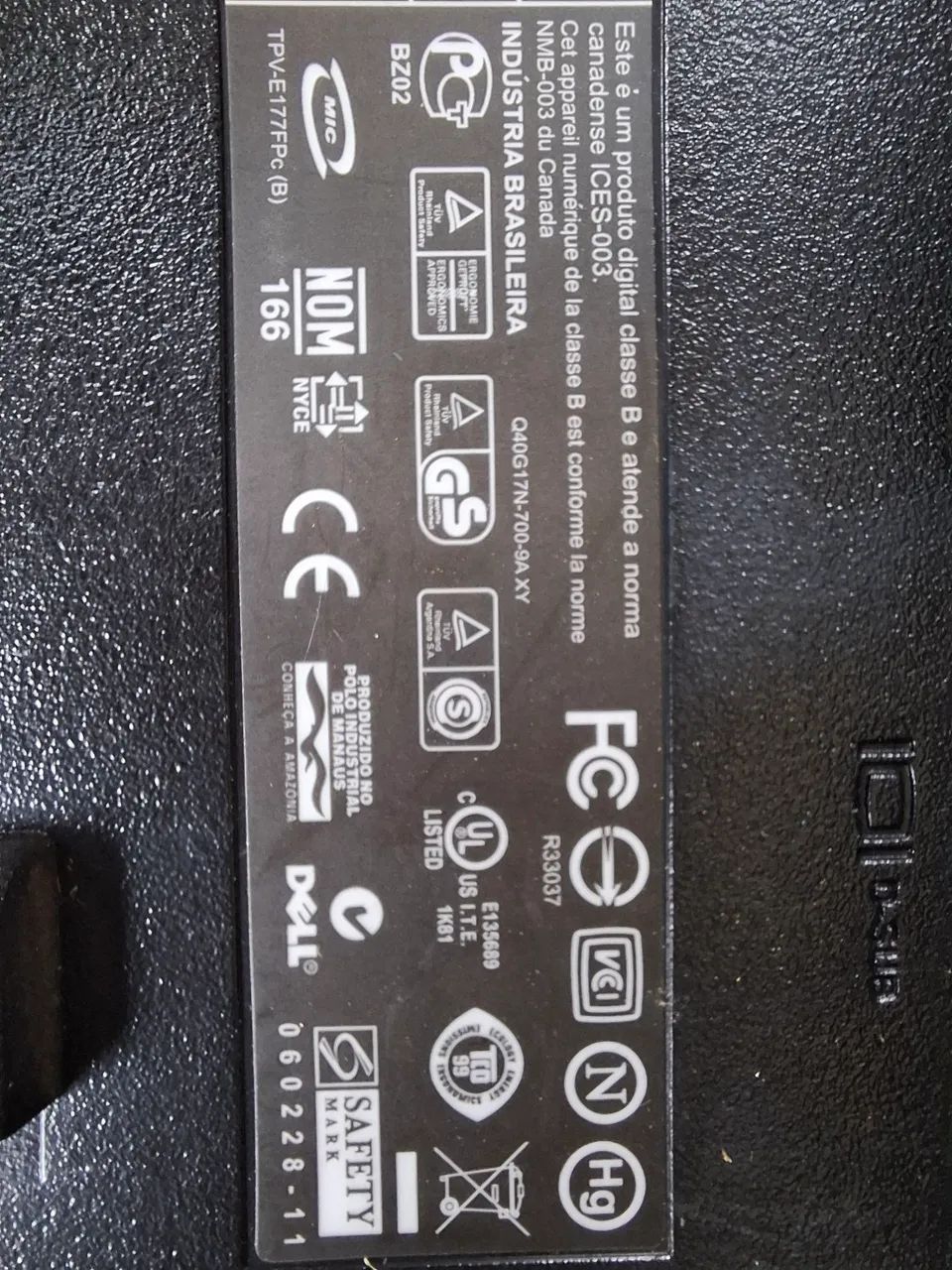 Monitor Dell E177FPc - Foto 4
