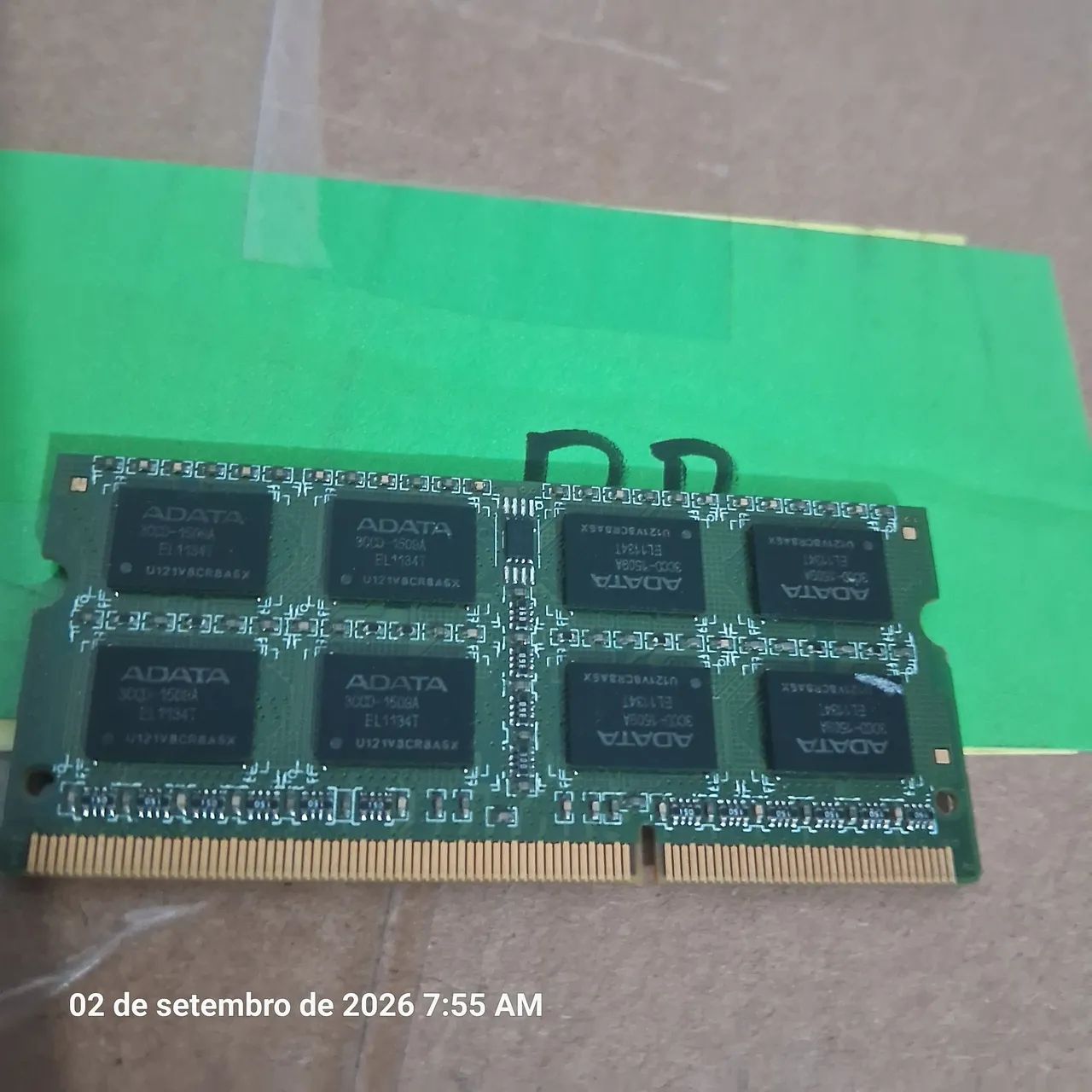 Memória Adata notebook 4Gb ddr3 1333Ghz - Foto 2