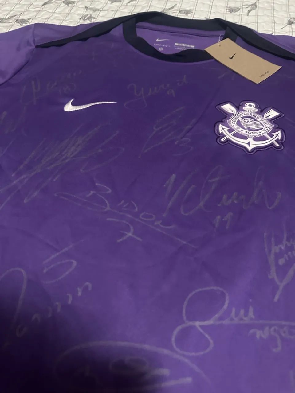 Camisa Corinthians OFICIAL 2026 - Autografada - Foto 3