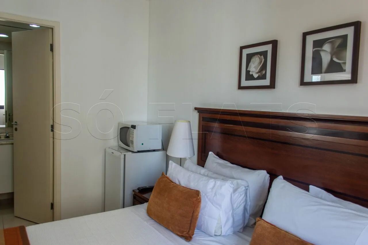 Flat Clarion Faria Lima para locação com 54m² contendo 1 dormitório e 1 vaga de garagem. - Foto 9
