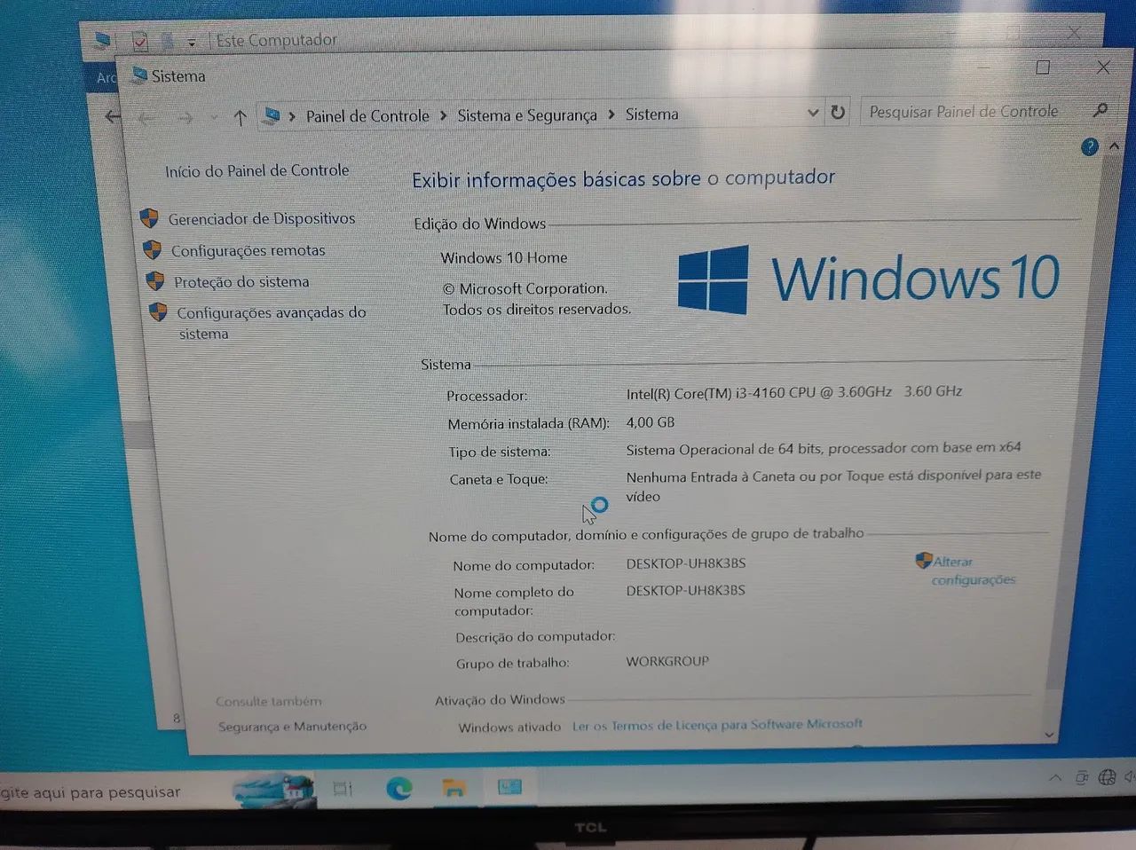 CPU core i3 4130 4ªgeracao com 4gb e SSD 120. - Foto 5