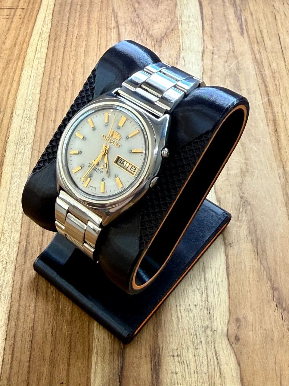 Relógio Orient White Gold - 1970 - Foto 3
