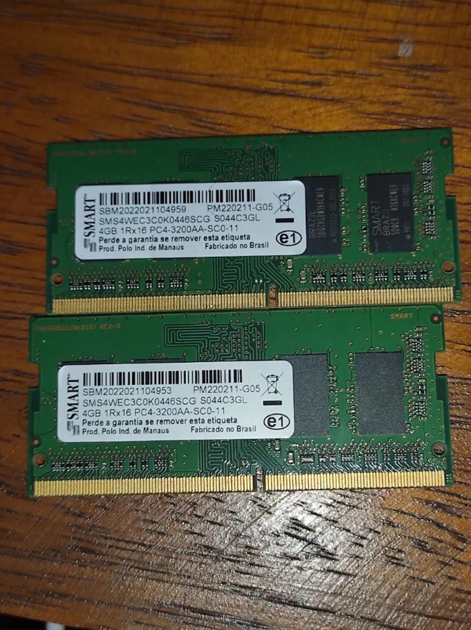 RAM NOTEBOOK 8GB (2x4GB) DDR4 3200MHz SMART 