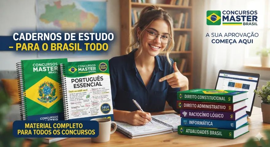 CADERNOS PERSONALIZADOS PARA CONCURSOS