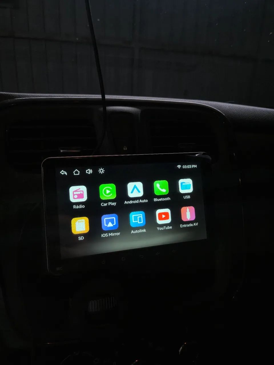 Radio 1 din completo android e apple car play - Foto 3