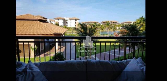 Apartamento mandara kauai,128 m2,3 suites,mobiliado,porto das dunas - Foto 6