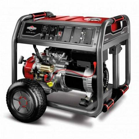 Gerador branco bs 8000 elite com partida eletrica