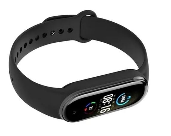 Pulseira Xiaomi Mi Band 3 e 4 Silicone Preto - Foto 3