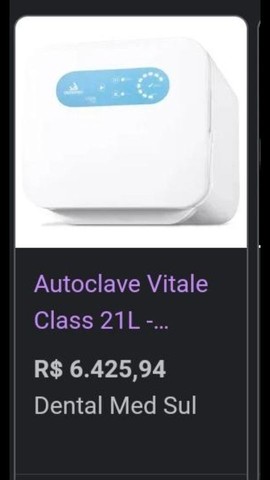 Autoclave Vitale Class CD 21 Litros INOX - Cristófoli