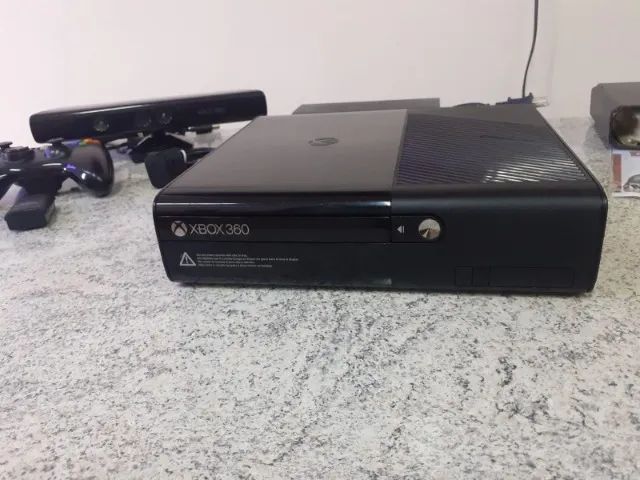 console Xbox 360 super slim original desbloqueado com 8 jogoscompleto Xbox  slim