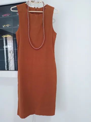 Vestido tubinho midi com elastano - Foto 5