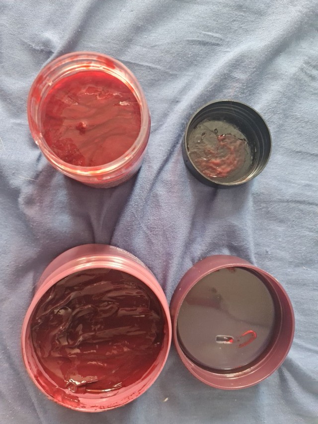 Máscaras tonalizante e pigmentante + 1/2 tinta marsala e vermelha da igora!