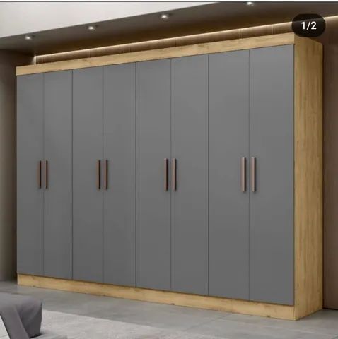 GUARDA ROUPA NOVO 8 PORTAS ALTO PADRÃO 