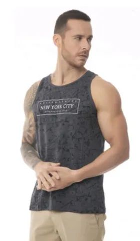 Camiseta regata SBA100% algodão 