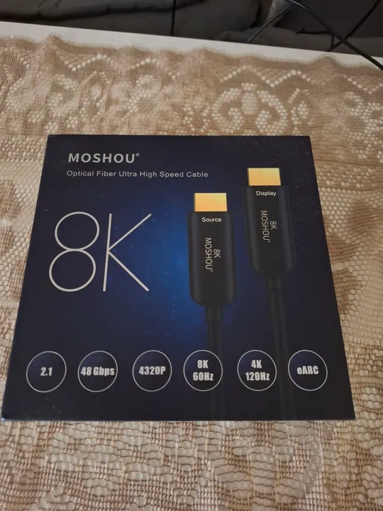 Cabo HDMI e alta velocidade 8k 60hz 4k 120hz 10 metros