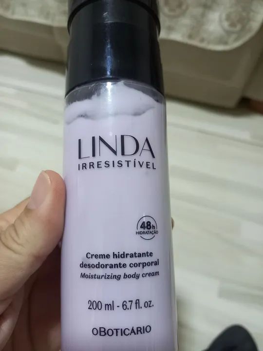 Creme Hidratante Desodorante Corporal Linda Irresistível 200ml