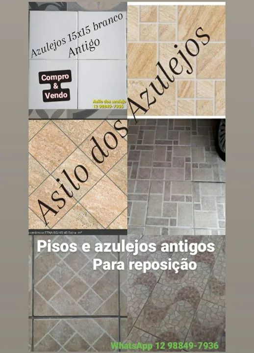 Azulejos Antigos - Pisos e Revestimentos