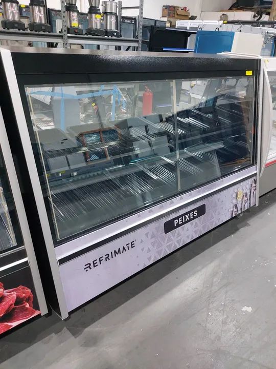 Balcão expositor peixaria 2m novo pronta entrega