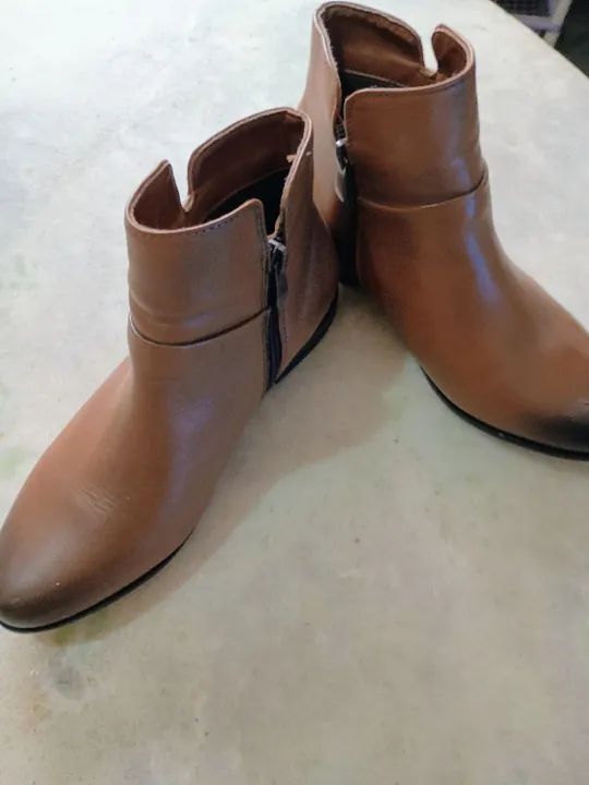 Bota de Couro Marrom - Foto 3