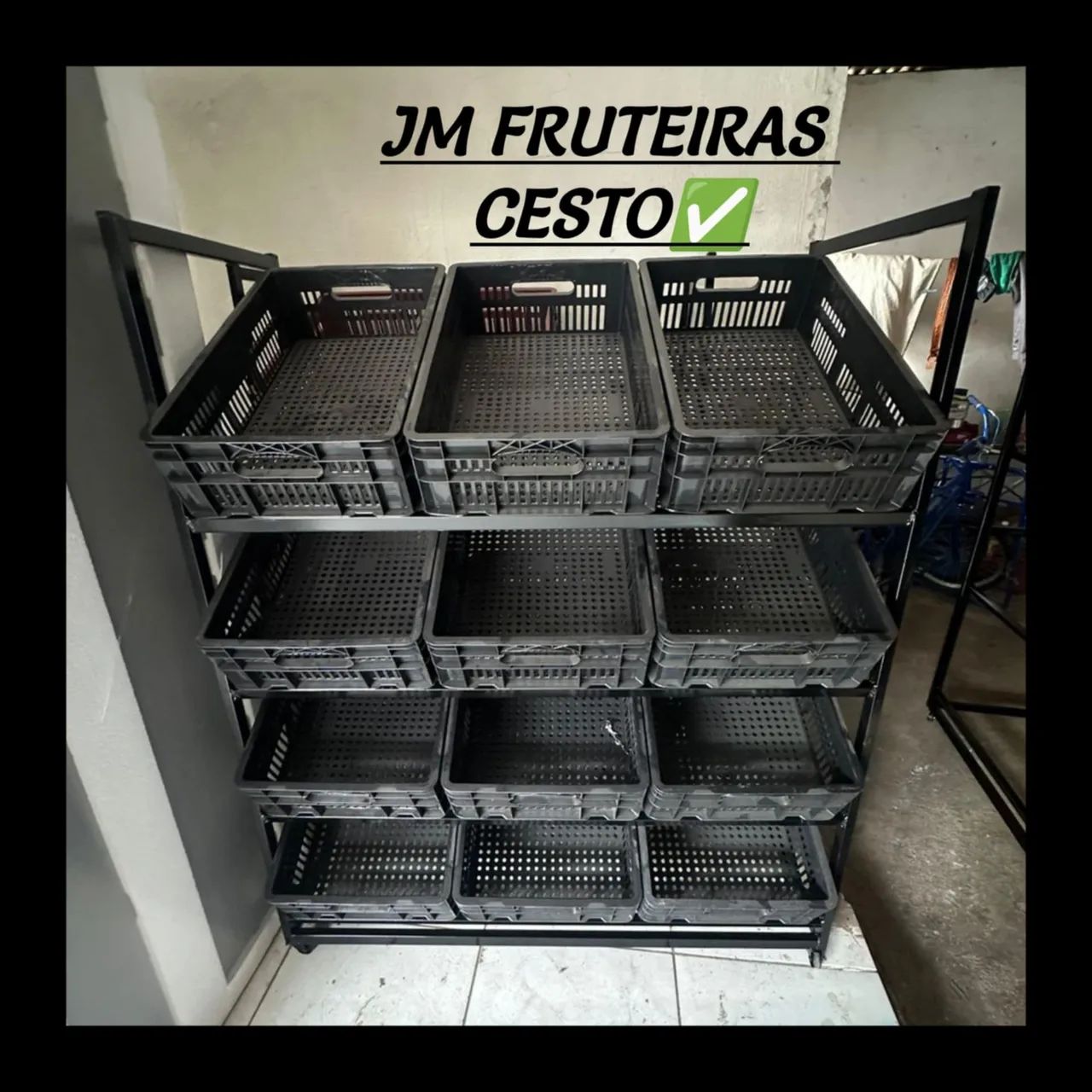 Fruteira cesto- Ideal para seu negócio!