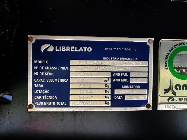 bitrem librelato  9 eixos ano 2021 - Foto 13