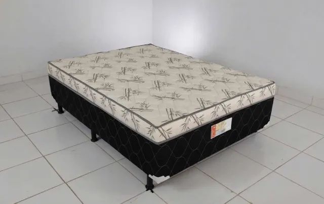 Cama box com molas ( Produto Novo)Oferta