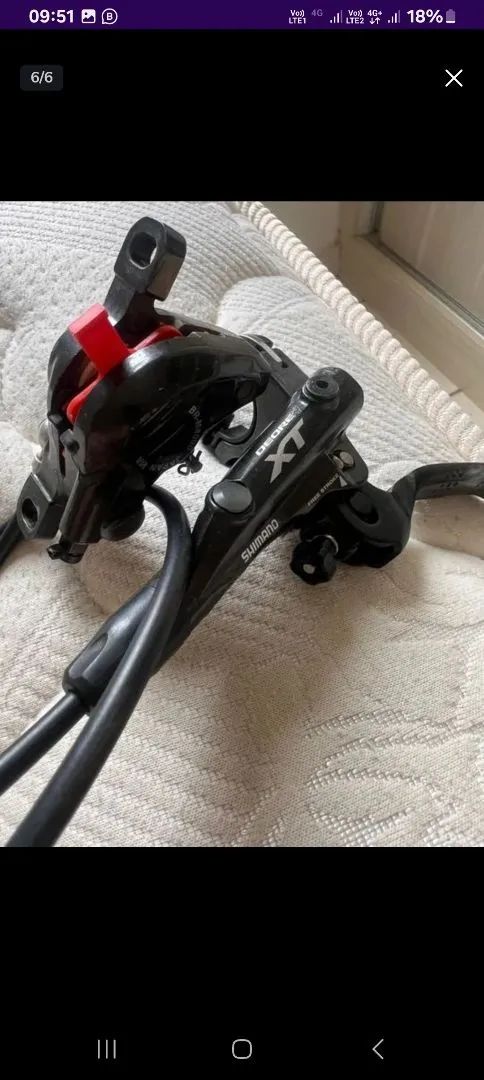 FREIOS SHIMANO XT M8000 ICETECH - PASTILHAS NOVAS 
