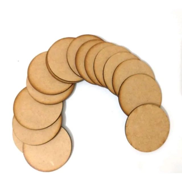 Bolacha MDF 6cm diâmetro 15 unidades  - Foto 3