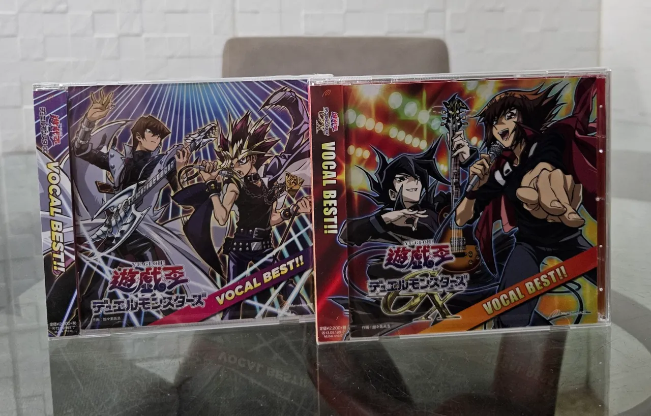 Combo 2 CD Yu-Gi-Oh! + Yu Gi Oh GX Vocal Best Lacrados Japan Edition