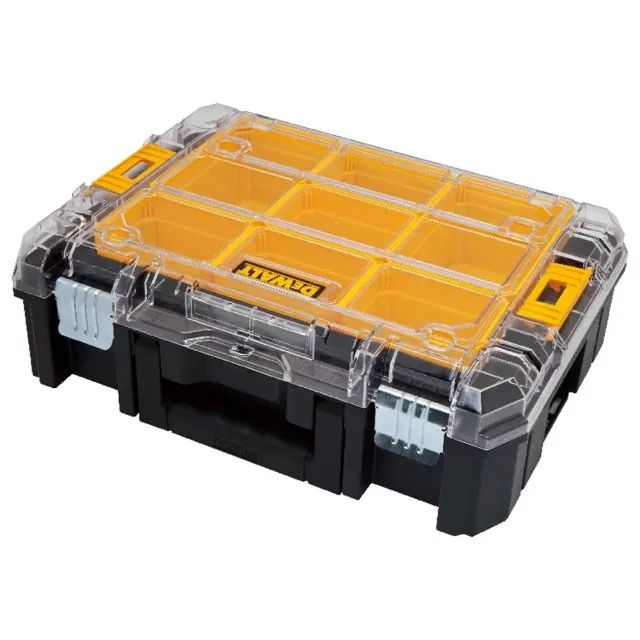 Maleta Organizadora de Ferramentas Tampa Acrílica Tstak Empilhável 13'' Dewalt DWST17805 - Foto 2