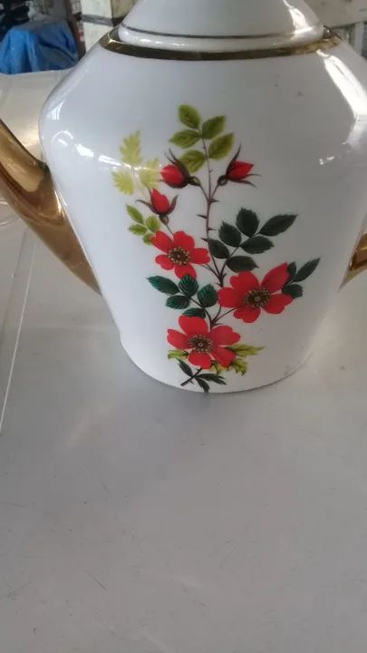 bule porcelana antigo pozzani - Foto 5
