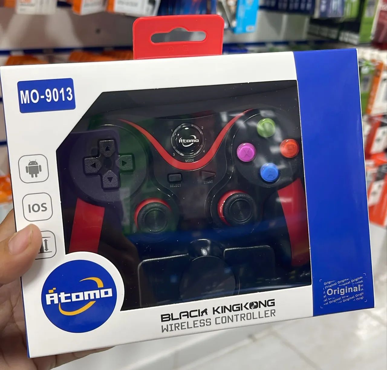 Controle Wireless Para Celular - Black Kingkong - Átomo
