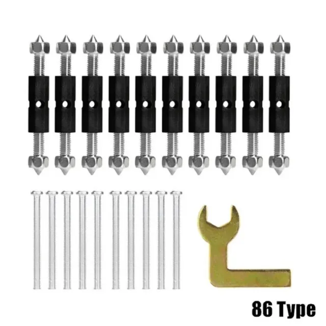 Kit 10 Unidades Reparo De Abas P/ Caixa De Luz 4x4 - COD 1202