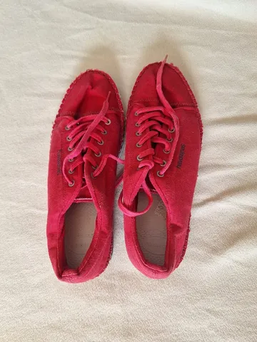 Sapatênis Havaianas masculino vermelho número 42 - semi-novo.