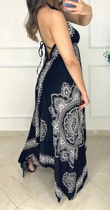 Vestido estampado viscolycra. - Foto 2