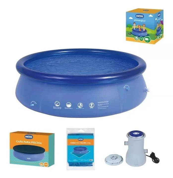 Piscina Mor Completa 2400L/220V