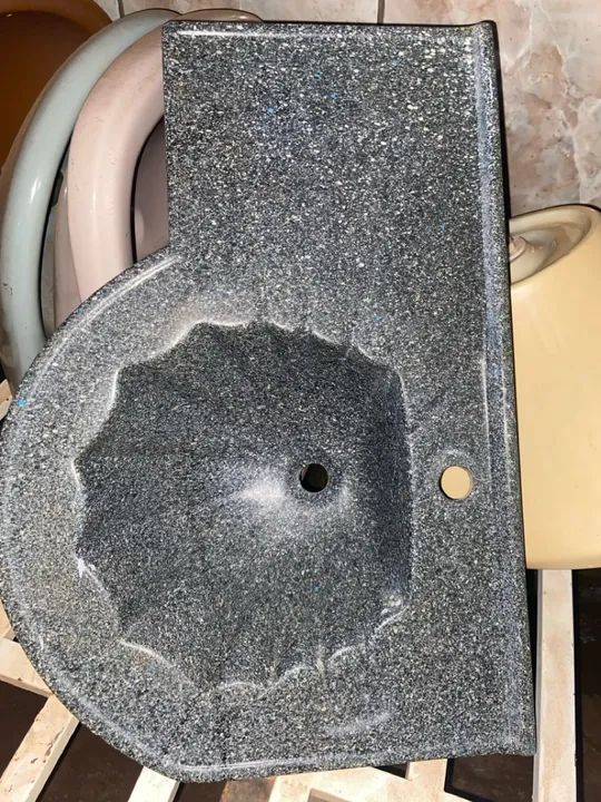 Cuba de marmore para Banheiro - Semi-Nova - Foto 2