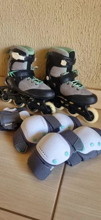 Patins Oxelo Decathlon+ KIT PROTEÇÃO Unissex 