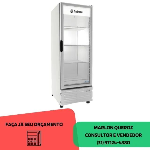 Freezer Porta de Vidro Imbera 110/220v