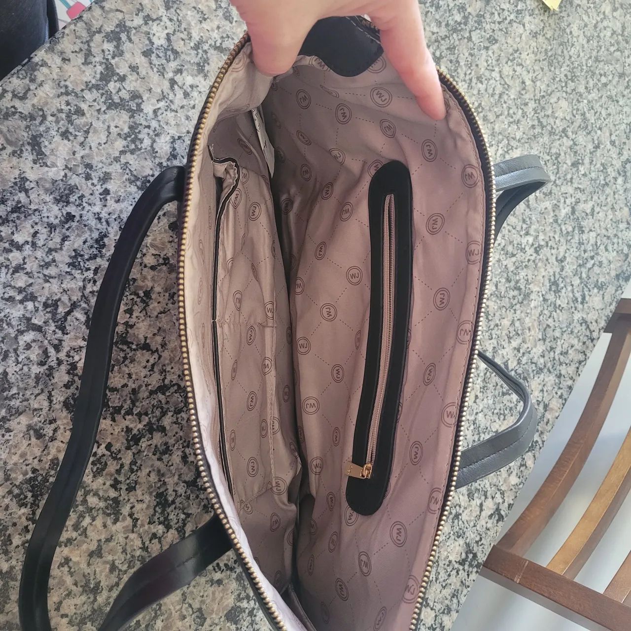 Bolsa Feminina WJ Preta de Ombro - Foto 3