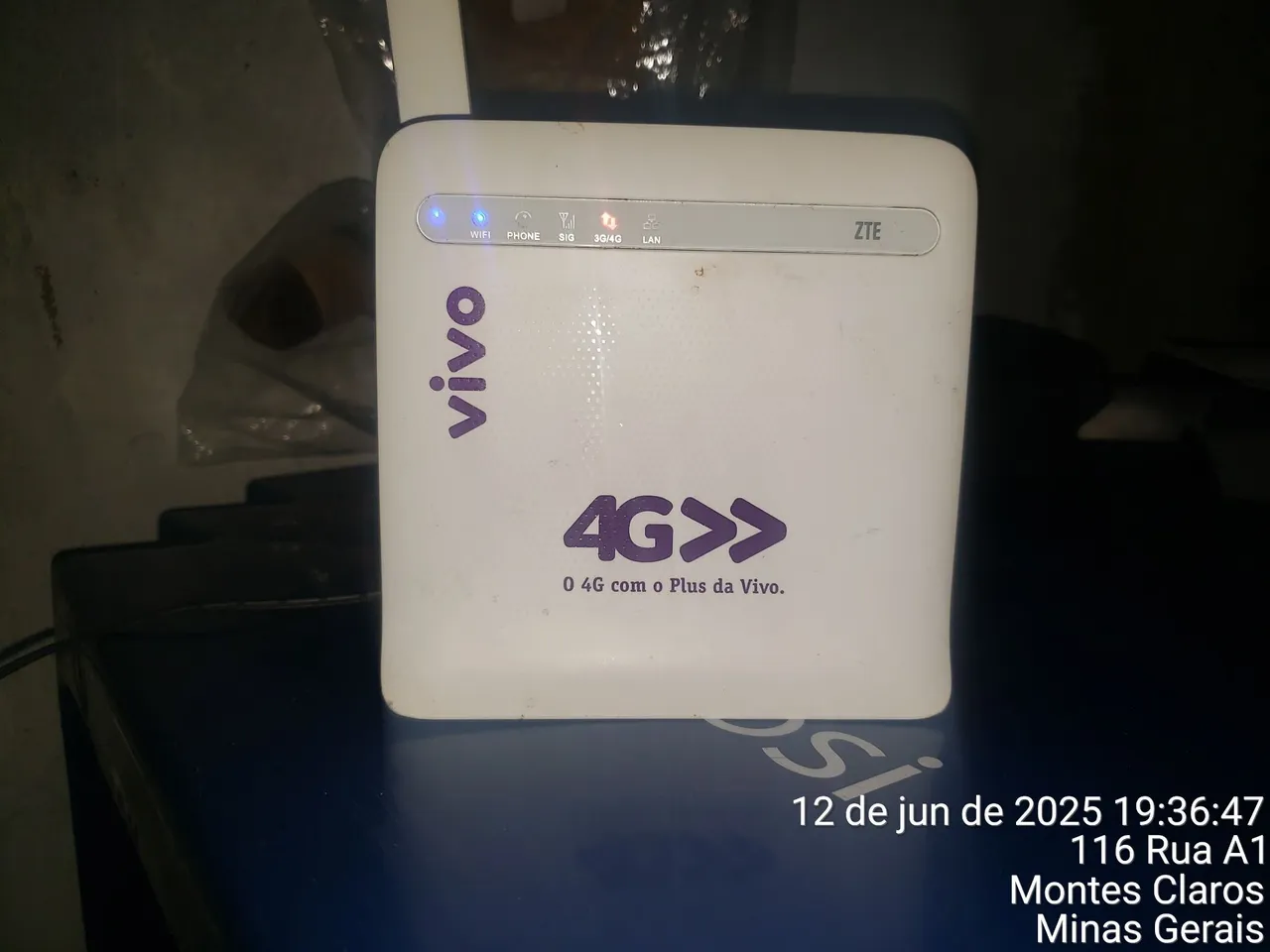 Roteador ZTE Vivo 4G