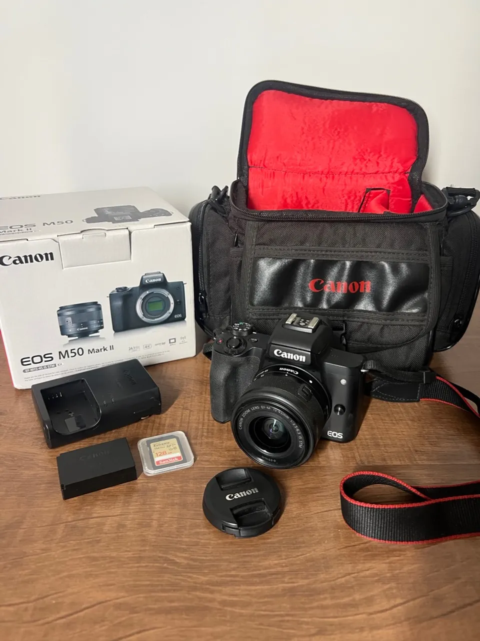Canon EOS M50 Mark II - Câmera Digital Completa