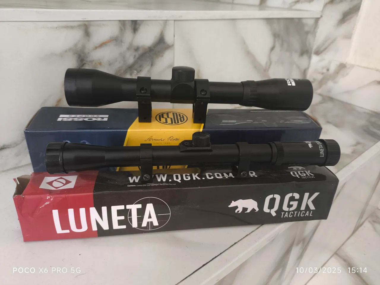 Luneta para Caça QGK Tactical e Rossi