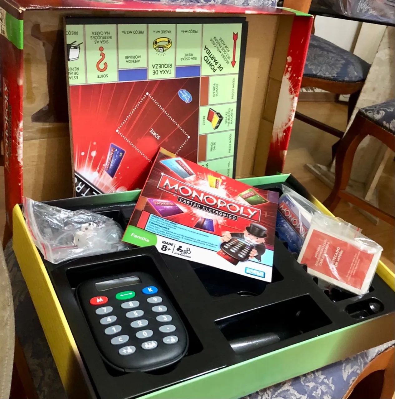 Jogo de Tabuleiro Monopoly Cartão Eletrônico - Foto 3