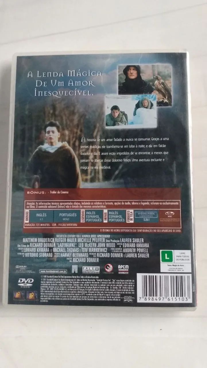 DVD feitiço de Áquila em bom estado.  - Foto 5